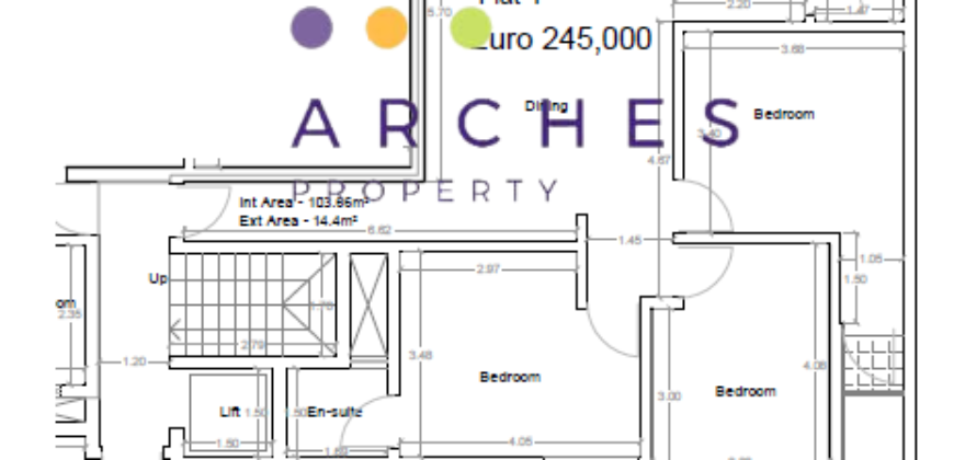 MELLIEHA – 1st FLOOR 3 BEDROOM APARTMENT