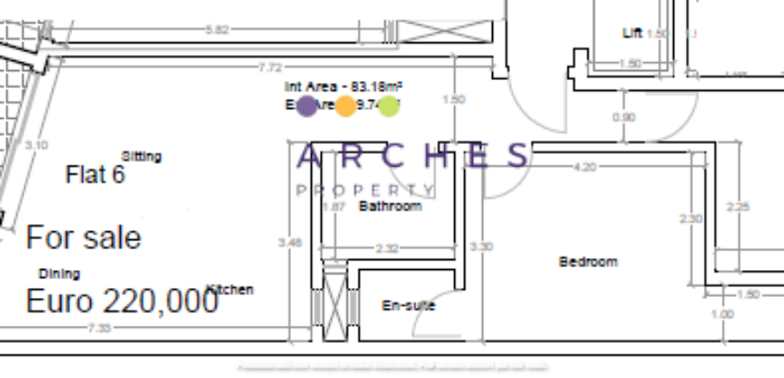 MELLEHA – 1st FLOOR 3 BEDROOM APARTMENT