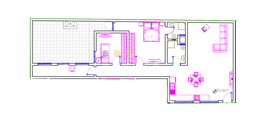 Qawra – Ground floor maisonette