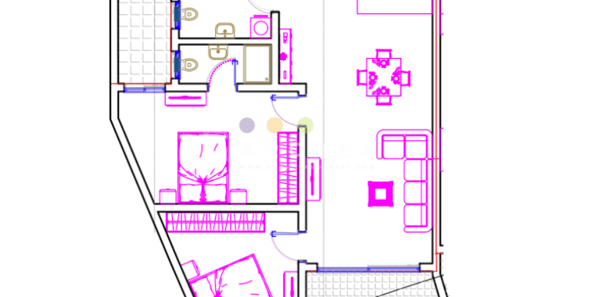 Qawra – Finished 2 bedroom apartment