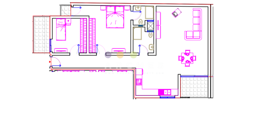 Qawra – Finished 2 bedroom apartment