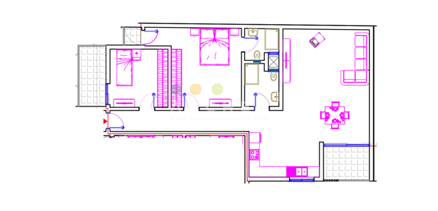 Qawra – Finished 2 bedroom apartment