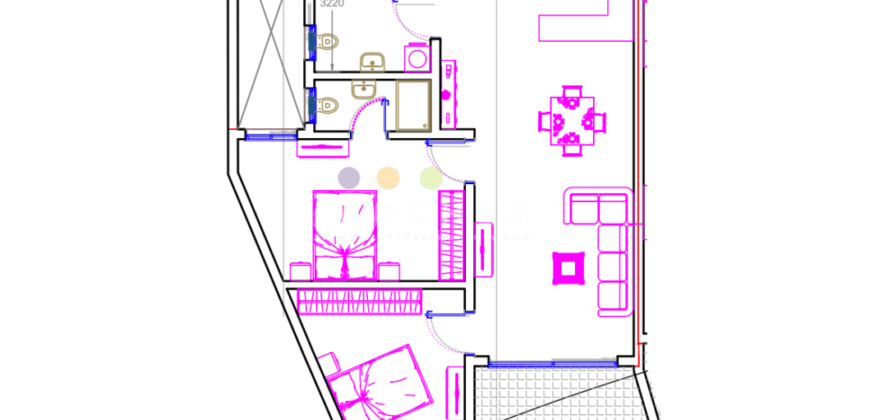 Qawra – Finished 2 bedroom apartment