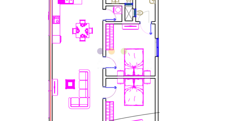 Qawra – Finished 2 bedroom apartment