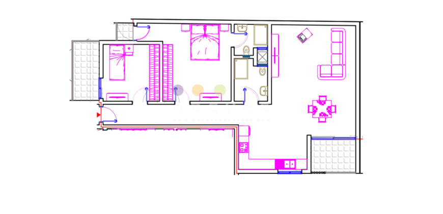 Qawra – Finished 2 bedroom apartment