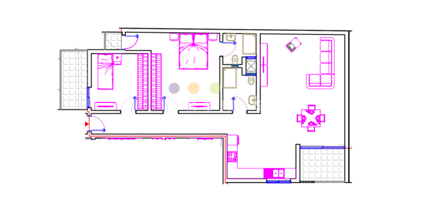 Qawra – Finished 2 bedroom apartment