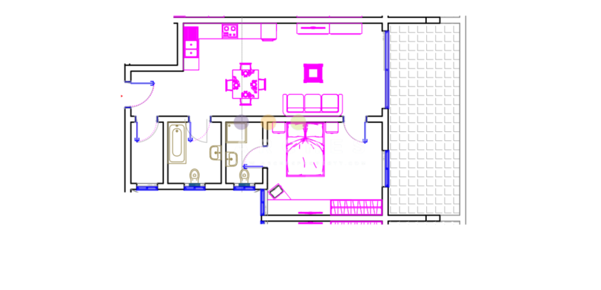 Qawra – Finished 1 bedroom penthouse