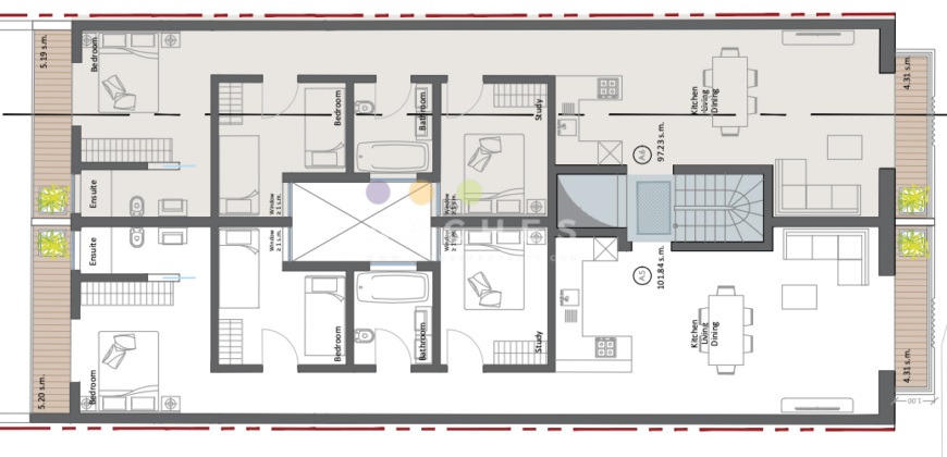 Paola – 3 Bedroom Apartment