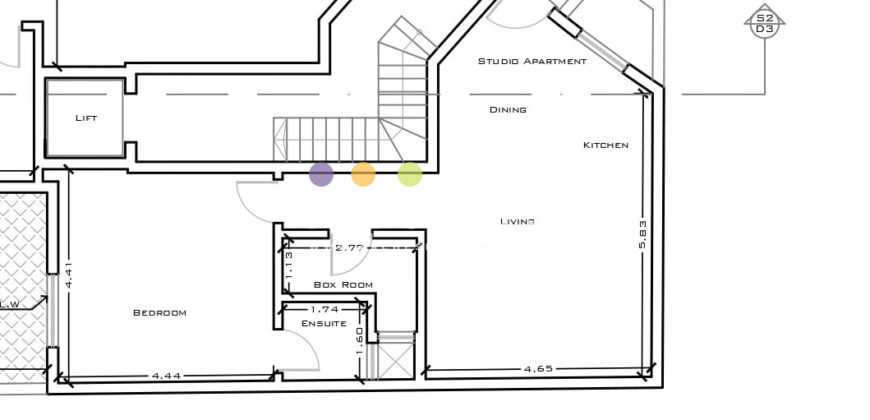 Mosta – Ground floor studio apartment