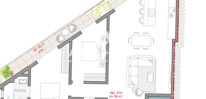 Birzebbuga-   2 Bedroom Apartment