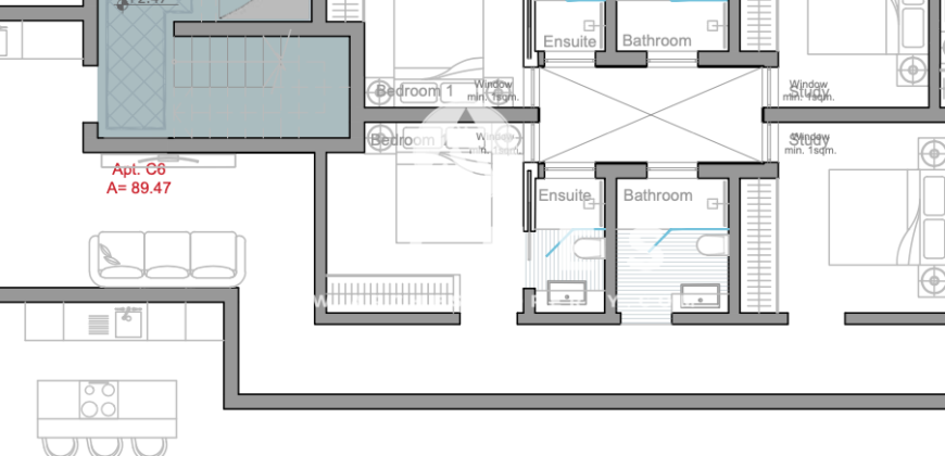 Birzebbuga-   3 Bedroom Apartment