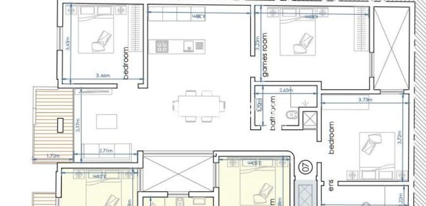 Sannat- 2 Bedroom Apartment Plus a Study