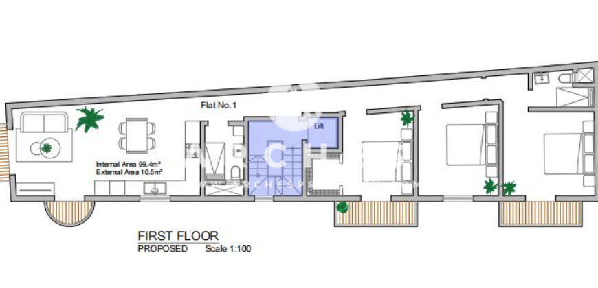 Sannat- 2 bedroom Apartment plus a study