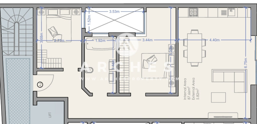 Xagħra- 2 Bedroom Apartment