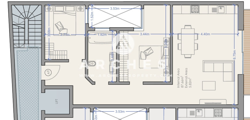 Xagħra- 2 Bedroom Apartment