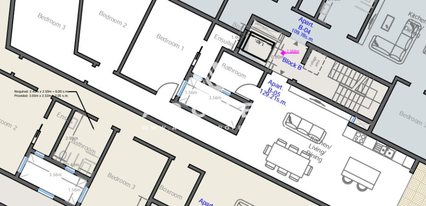 Victoria- 3 Bedroom Apartment