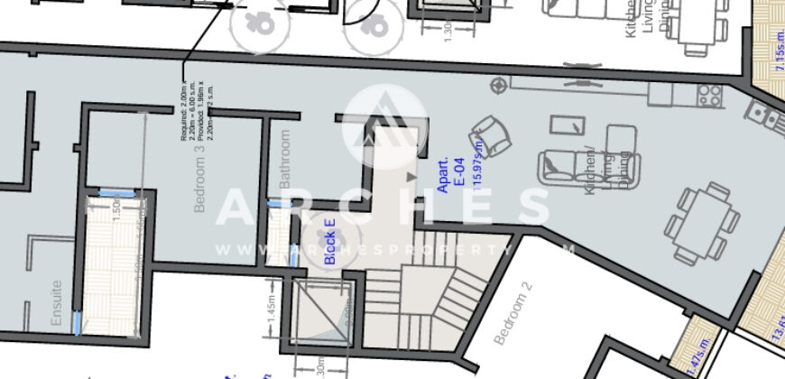 Victoria- 3 Bedroom Apartment