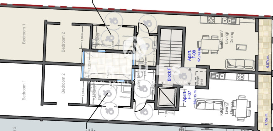 Victoria- 2 Bedroom Apartment