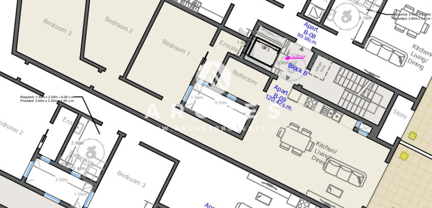 Victoria- 3 Bedroom Penthouse