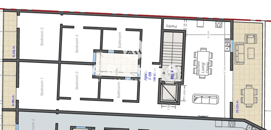 Victoria- 4 Bedroom Penthouse