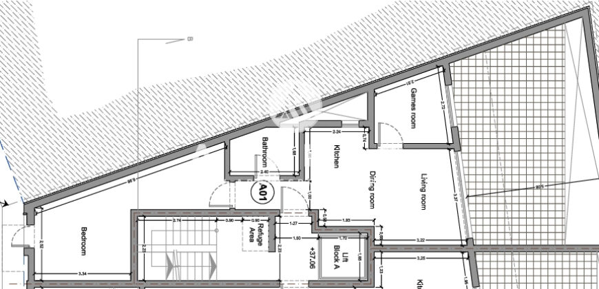 Xlendi- 1 bedroom Apartment plus a Study