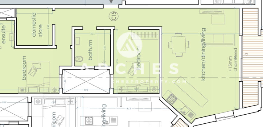Victoria- 2 bedroom Apartment