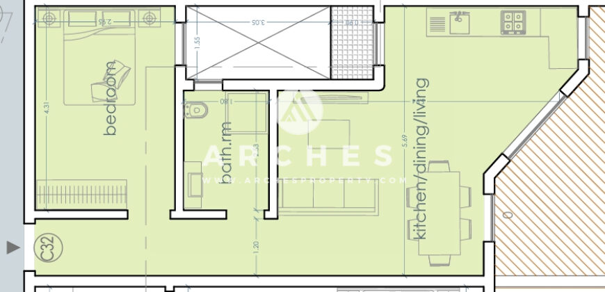 Victoria- 1 bedroom Apartment