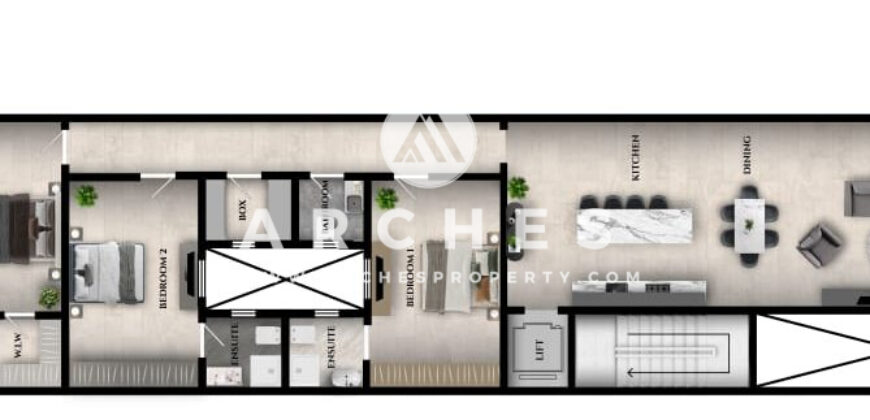 Ibragg-3 Bedroom Maisonette