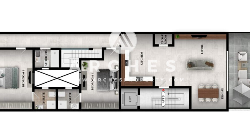 Ibragg-3 Bedroom Apartment