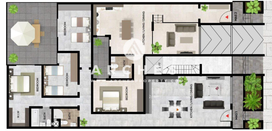 Gzira- 3 Bedroom Maisonette