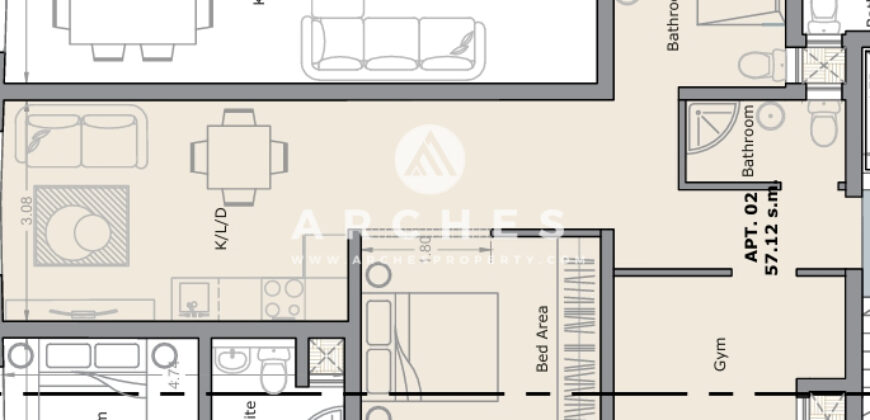 Pietà- 2 Bedroom Apartment
