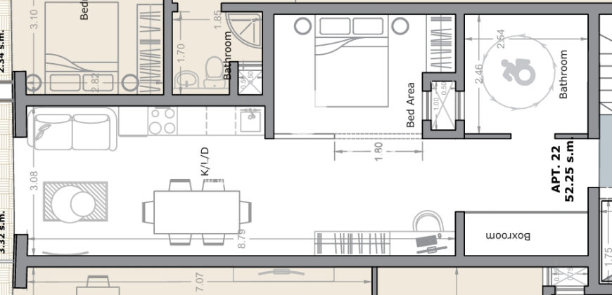 Pietà- 1 Bedroom Apartment