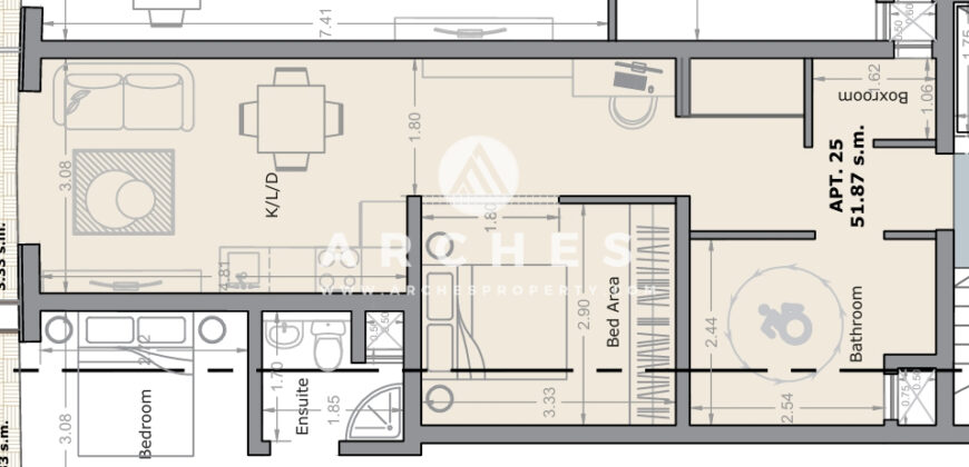 Pietà- 1 Bedroom Apartment