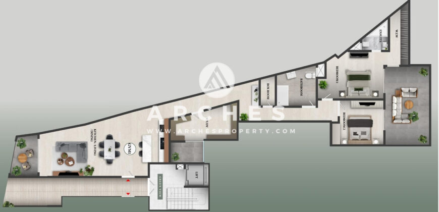 Mosta- 2 Bedrooms Maisonette