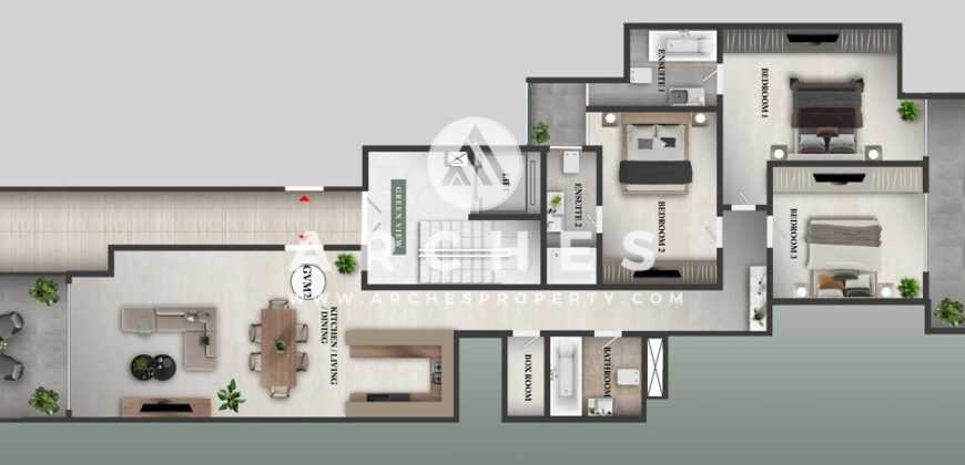 Mosta- 3 Bedrooms Maisonette