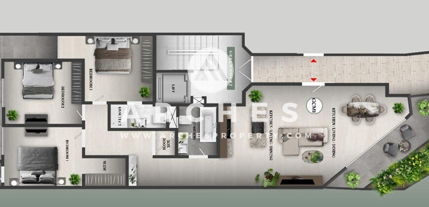 Mosta- 3 Bedroom Maisonette