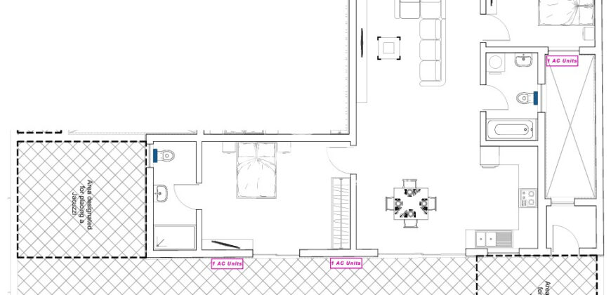 Qawra Finished Penthouse